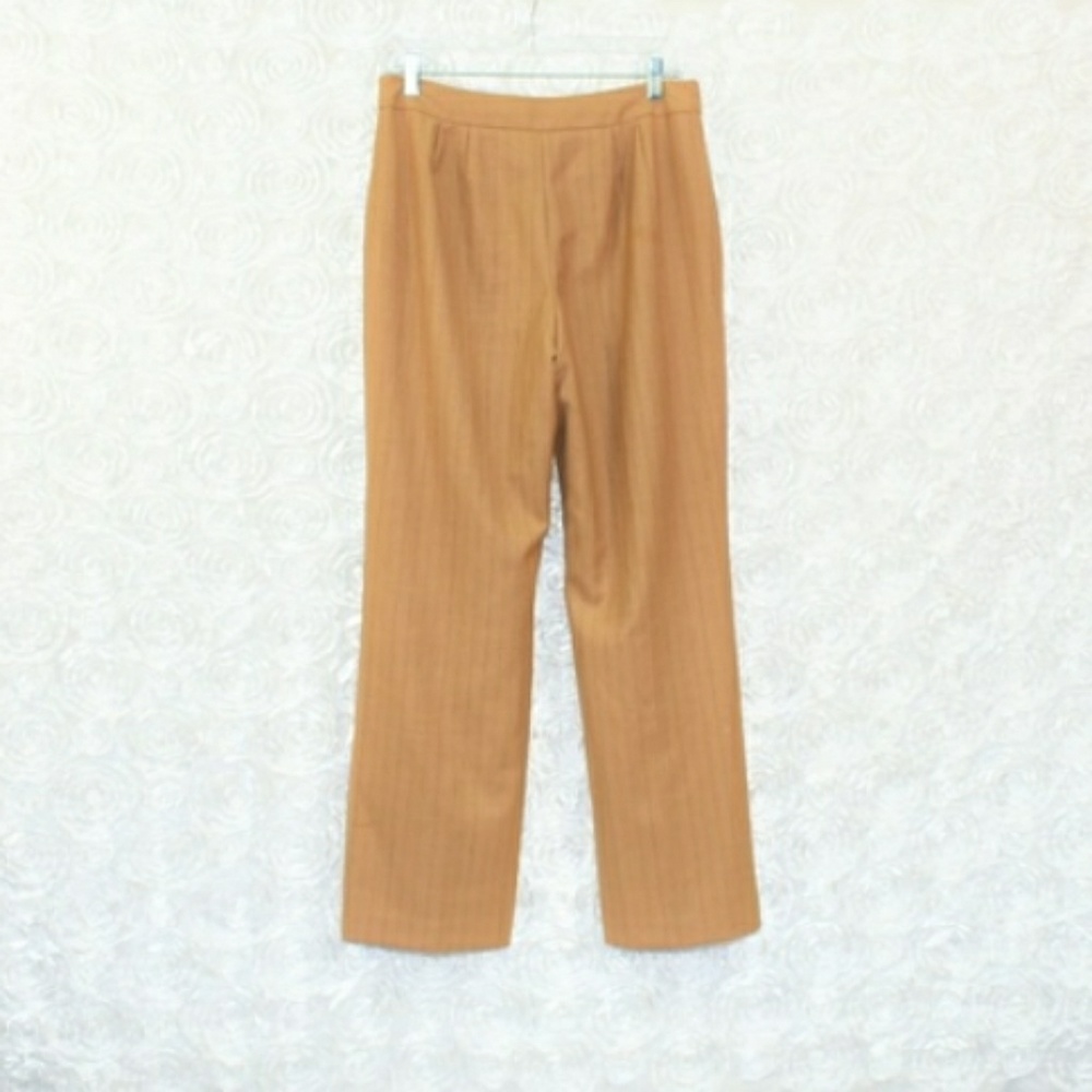 Amanda Smith Petite Pinstripe Dressy Pants - Picture 2 of 3